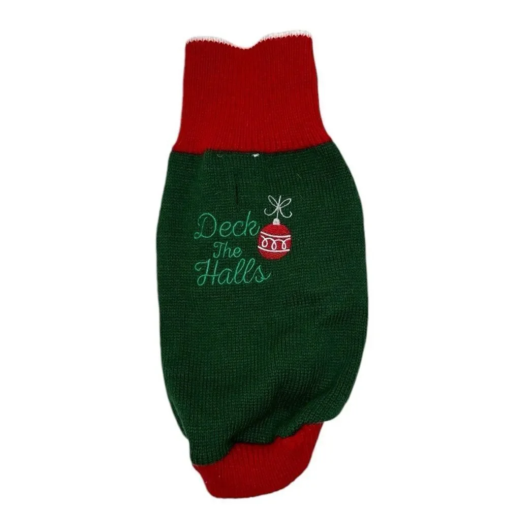 Ellen Degeneres ED “Deck The Halls” Dog Sweater. Size Medium.